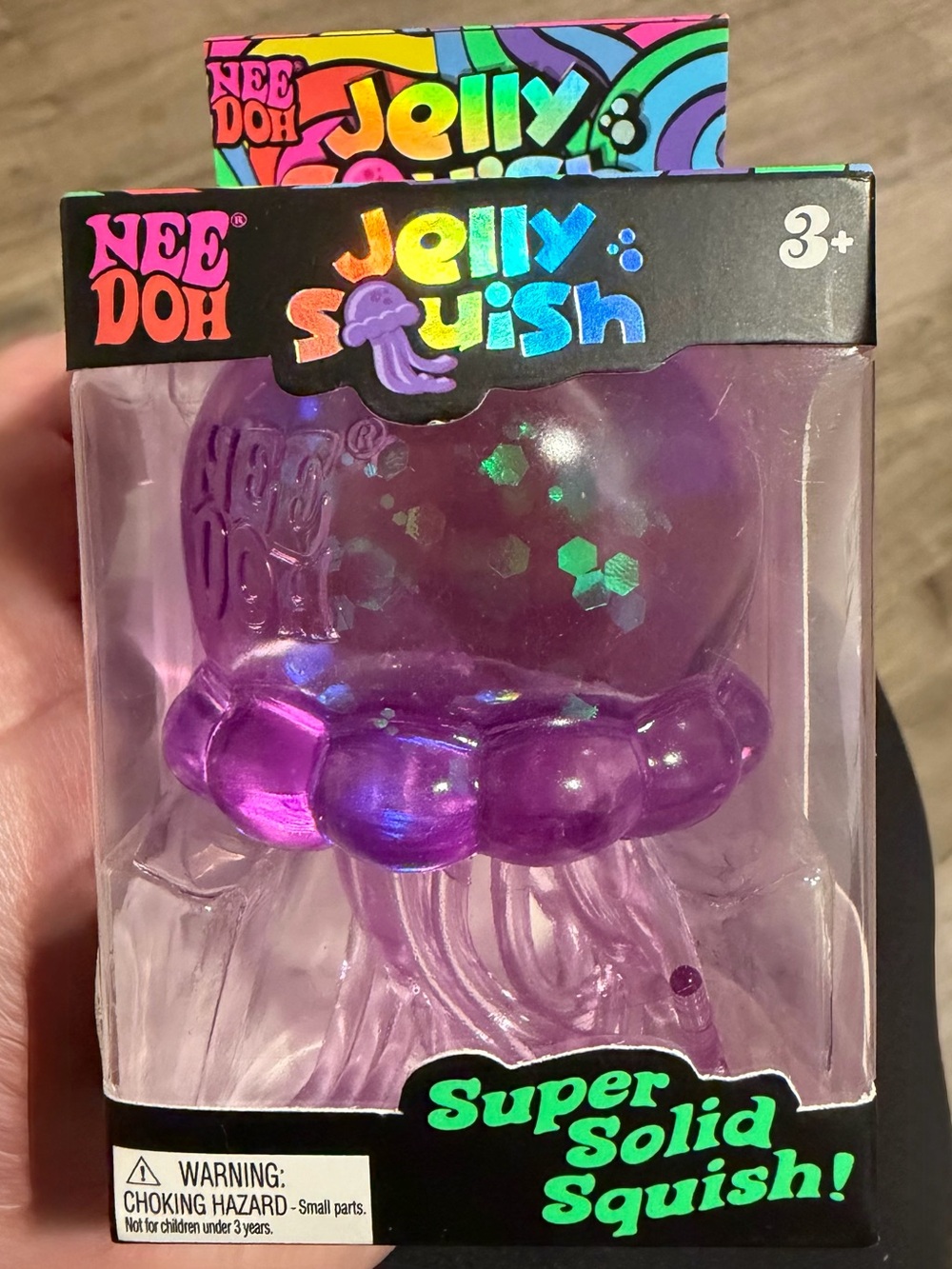 Authentic - NeeDoh Jelly Squish Purple